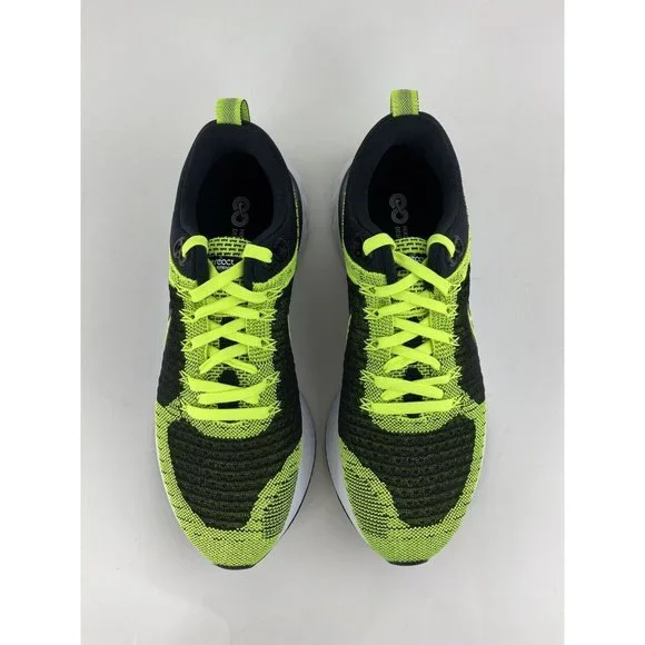 Nike React Infinity Run Flyknit 2 Volt Black Men's Sneakers Shoes CT2357 700 - Picture 9 of 12